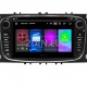 FORD Mondeo, Focus, S-Max, C-Max, Galaxy - МУЛТИМЕДИЯ / Навигация android 16 DVD черна + DSP + CARPLAY + ANDROID AUTO